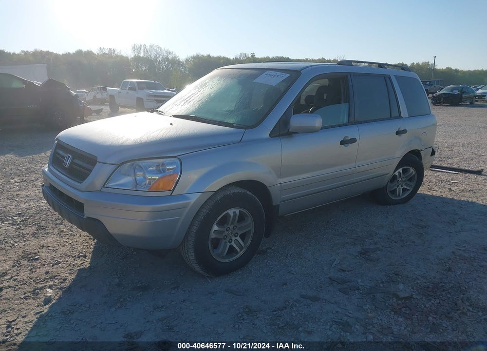 2005 HONDA PILOT EX-L VIN: 2HKYF18525H531623