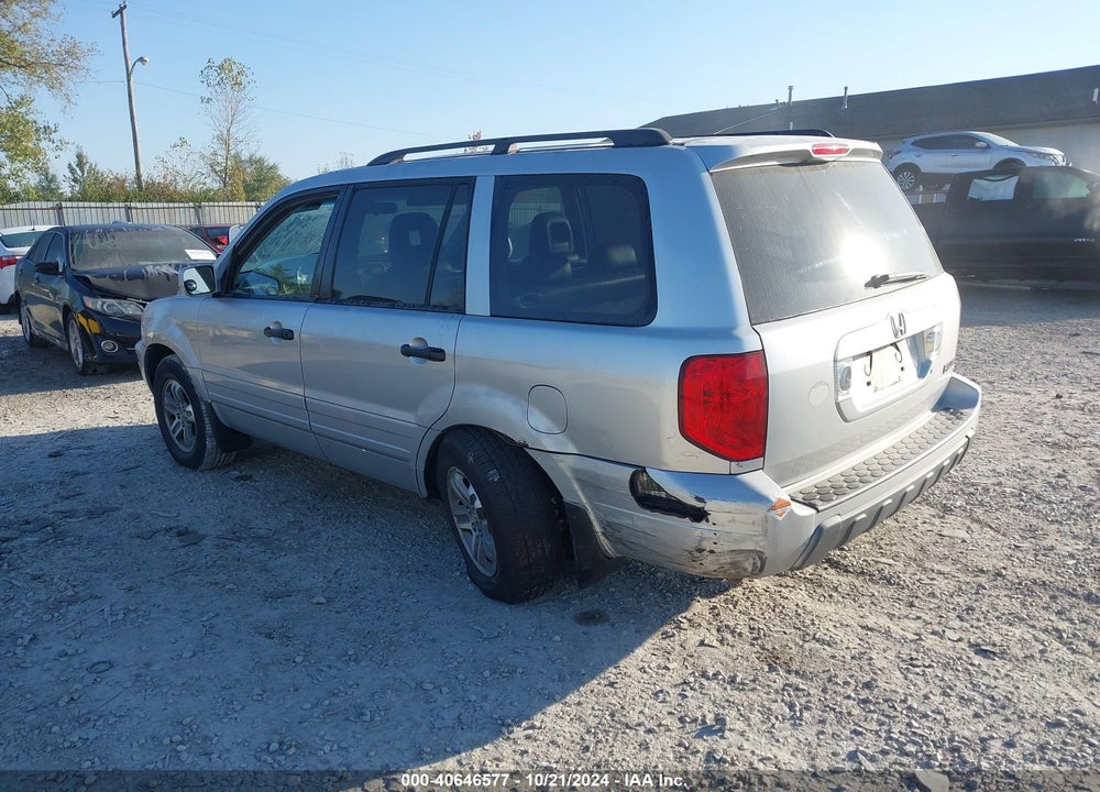 2005 HONDA PILOT EX-L VIN: 2HKYF18525H531623