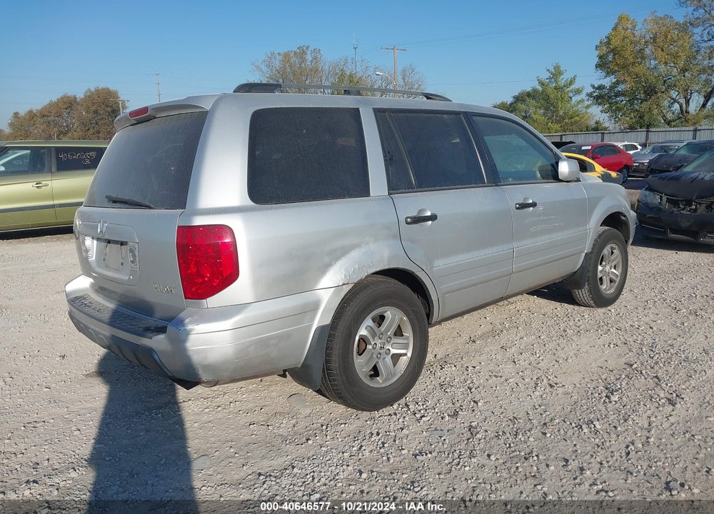 2005 HONDA PILOT EX-L VIN: 2HKYF18525H531623