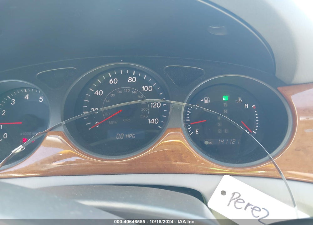 2005 LEXUS ES 330 VIN: JTHBA30G555118851