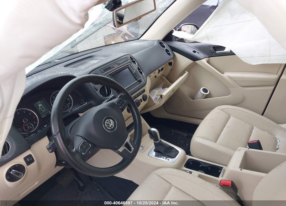 2016 VOLKSWAGEN TIGUAN SE VIN: WVGAV7AX2GW021431