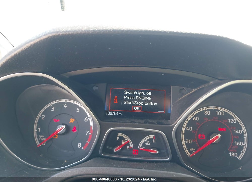 2015 FORD FOCUS ST VIN: 1FADP3L9XFL268320