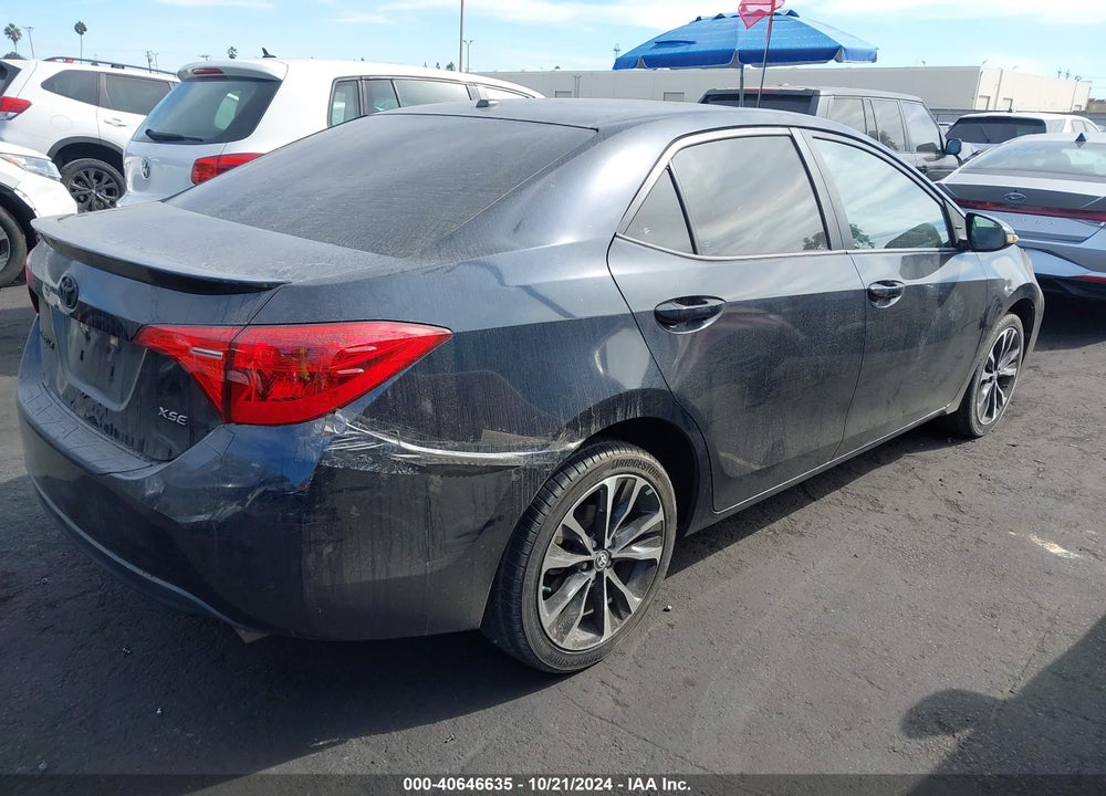 2017 TOYOTA COROLLA XSE VIN: 5YFBURHE5HP723975