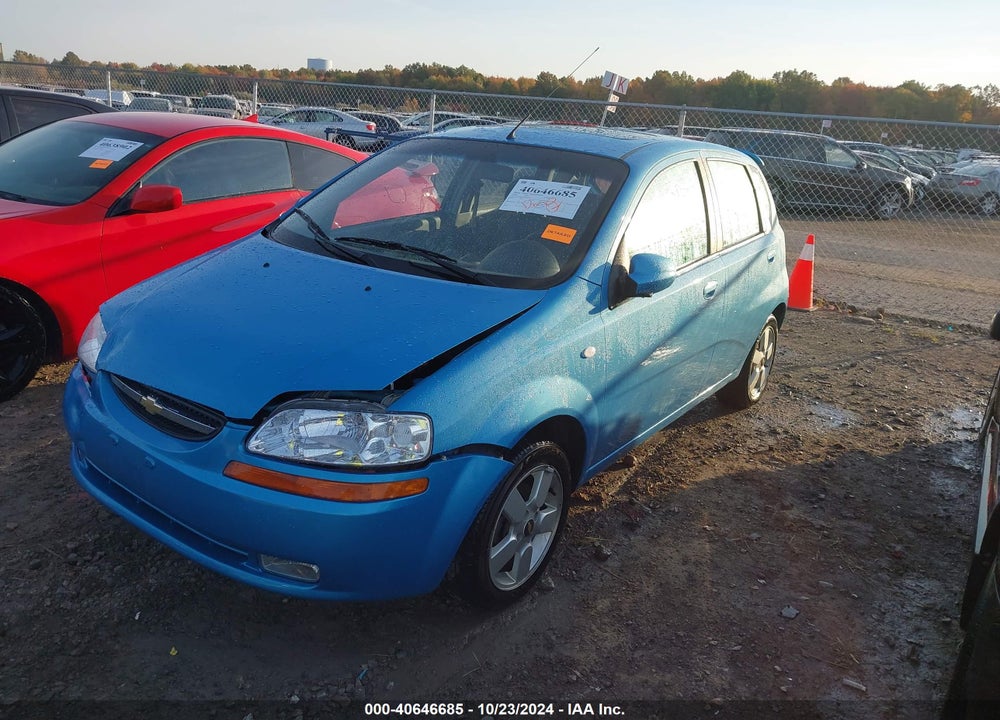 2006 CHEVROLET AVEO LT VIN: KL1TG666X6B645394
