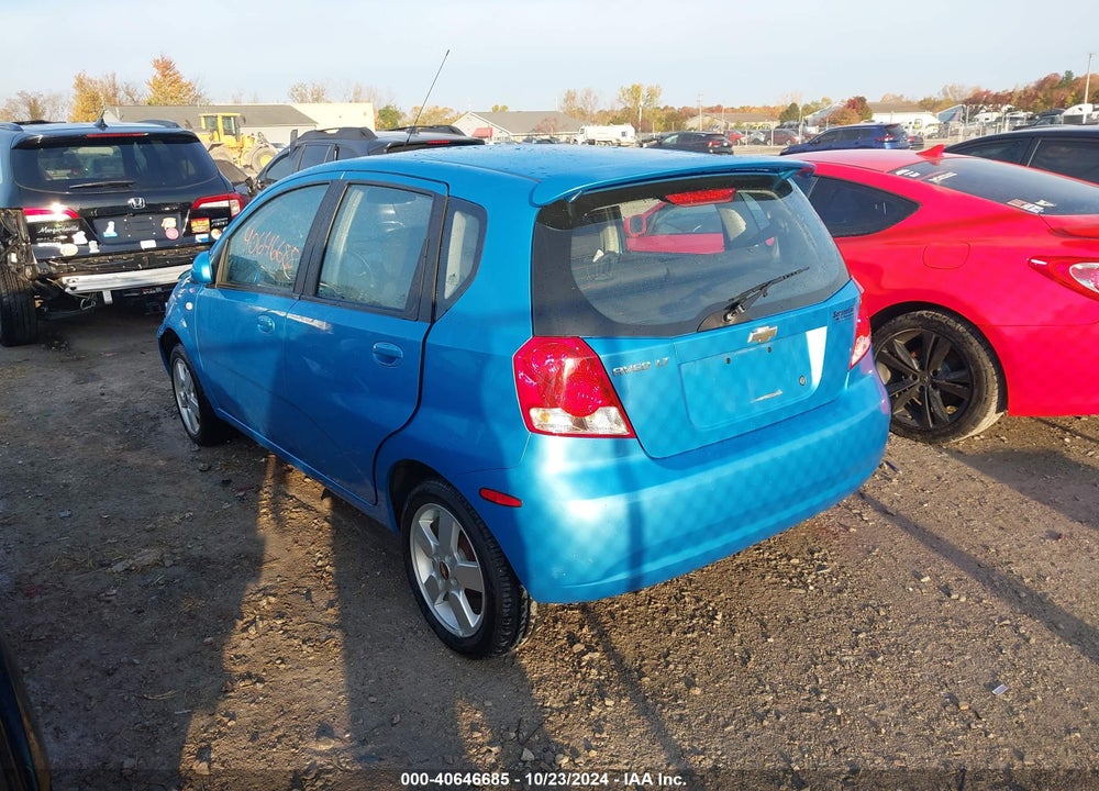 2006 CHEVROLET AVEO LT VIN: KL1TG666X6B645394
