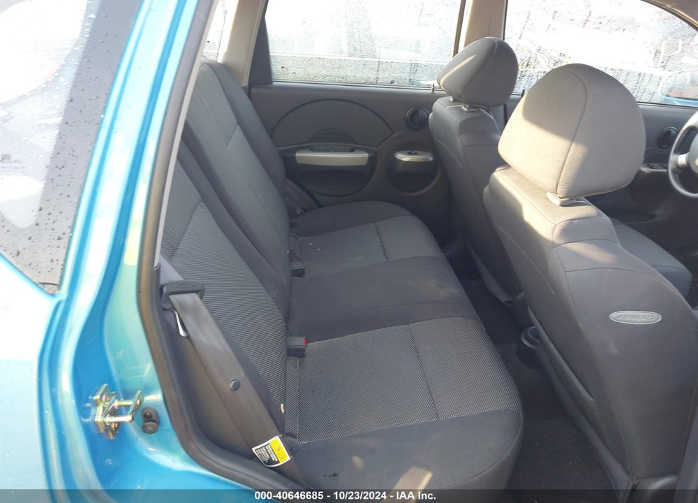 2006 CHEVROLET AVEO LT VIN: KL1TG666X6B645394