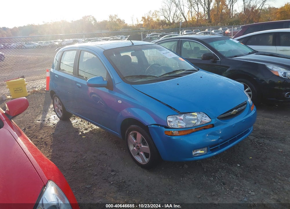 2006 CHEVROLET AVEO LT VIN: KL1TG666X6B645394