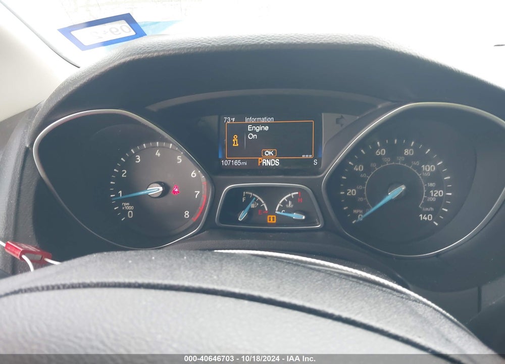 2017 FORD FOCUS SEL VIN: 1FADP3H26HL244482