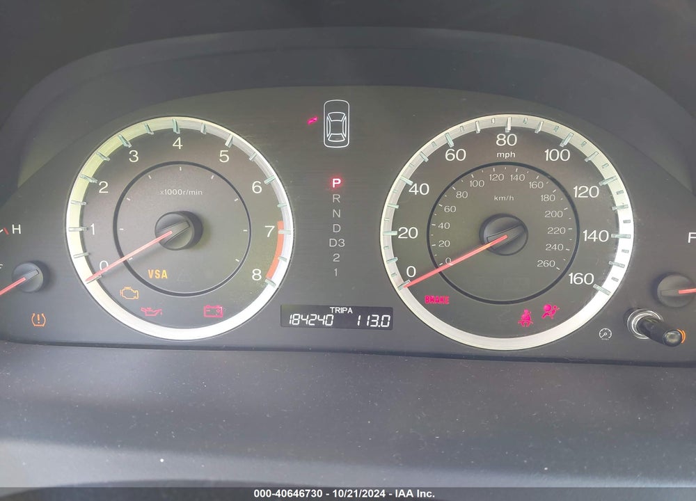 2010 HONDA ACCORD 2.4 LX-P VIN: 1HGCP2F40AA058363