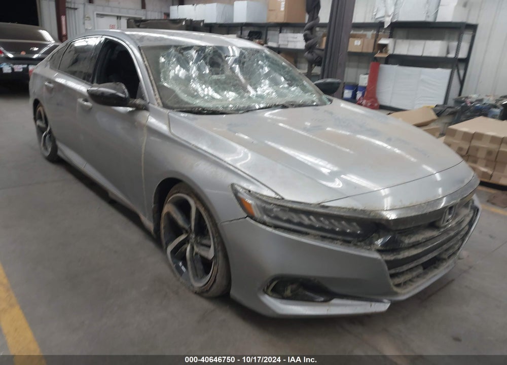 2021 HONDA ACCORD SPORT VIN: 1HGCV1F30MA104110