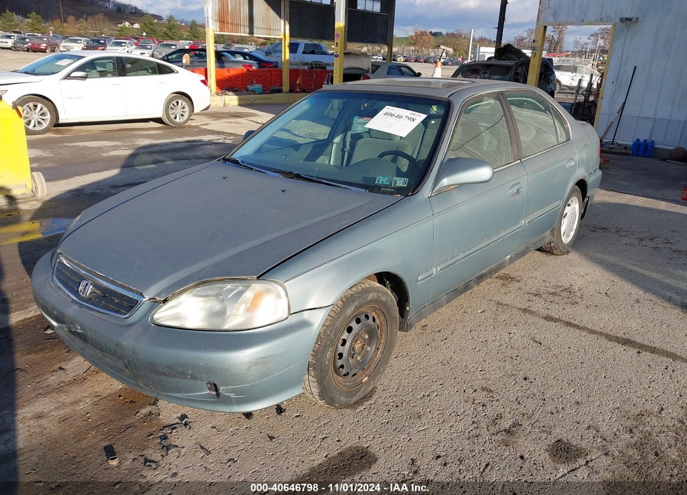 2000 HONDA CIVIC EX VIN: 1HGEJ8647YL018518