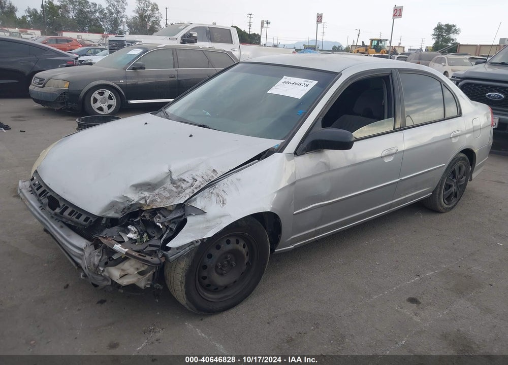 2005 HONDA CIVIC LX VIN: JHMES16595S003529