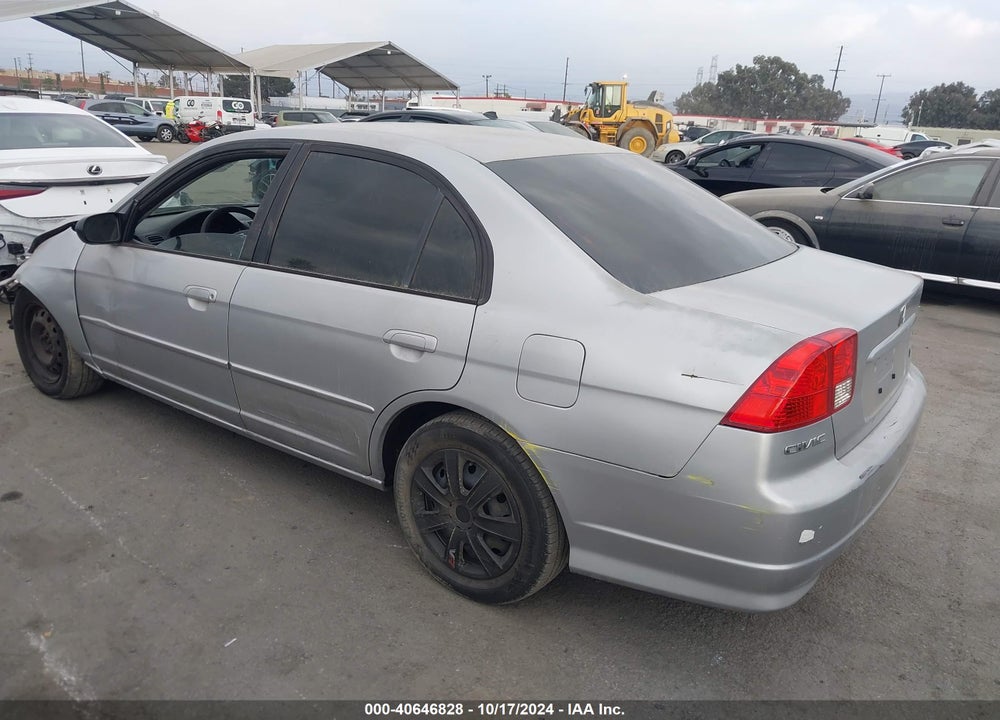 2005 HONDA CIVIC LX VIN: JHMES16595S003529