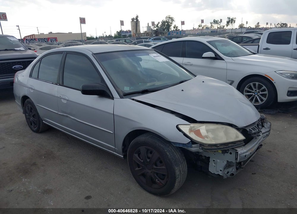 2005 HONDA CIVIC LX VIN: JHMES16595S003529