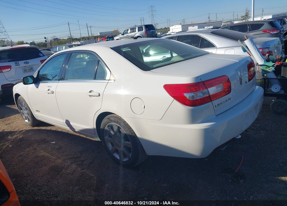2008 LINCOLN MKZ VIN: 3LNHM26T78R652092