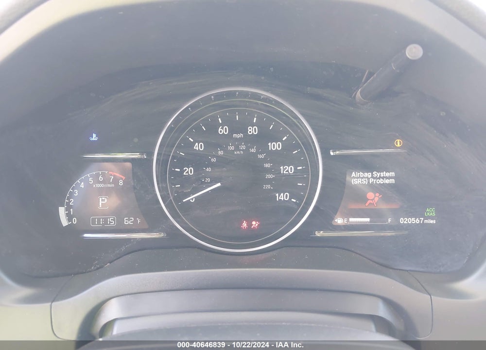 2022 HONDA HR-V AWD EX VIN: 3CZRU6H58NM729778