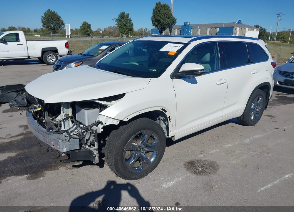 2019 TOYOTA HIGHLANDER LIMITED/PLATINUM VIN: 5TDDZRFH1KS706838