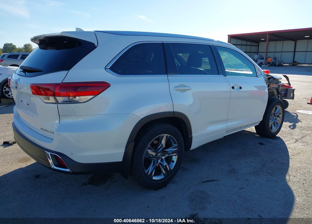 2019 TOYOTA HIGHLANDER LIMITED/PLATINUM VIN: 5TDDZRFH1KS706838