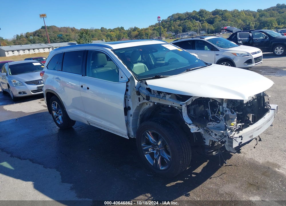 2019 TOYOTA HIGHLANDER LIMITED/PLATINUM VIN: 5TDDZRFH1KS706838