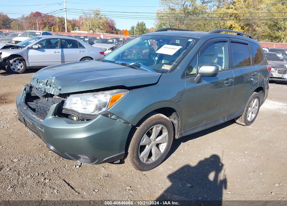 2016 SUBARU FORESTER 2.5I PREMIUM VIN: JF2SJADC2GH529625