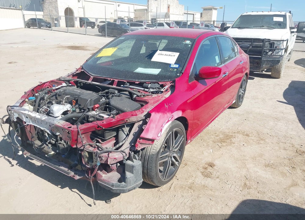 2017 HONDA ACCORD SPORT VIN: 1HGCR2F51HA063942