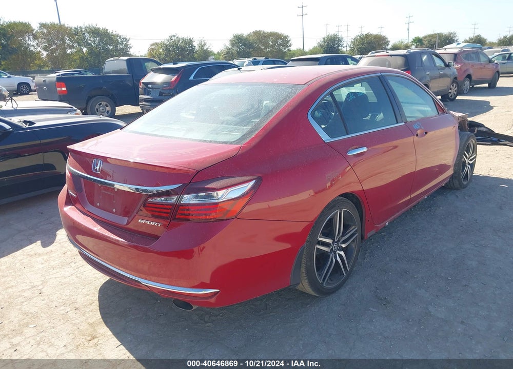 2017 HONDA ACCORD SPORT VIN: 1HGCR2F51HA063942