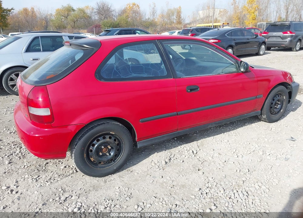 2000 HONDA CIVIC DX VIN: 2HGEJ6342YH107791