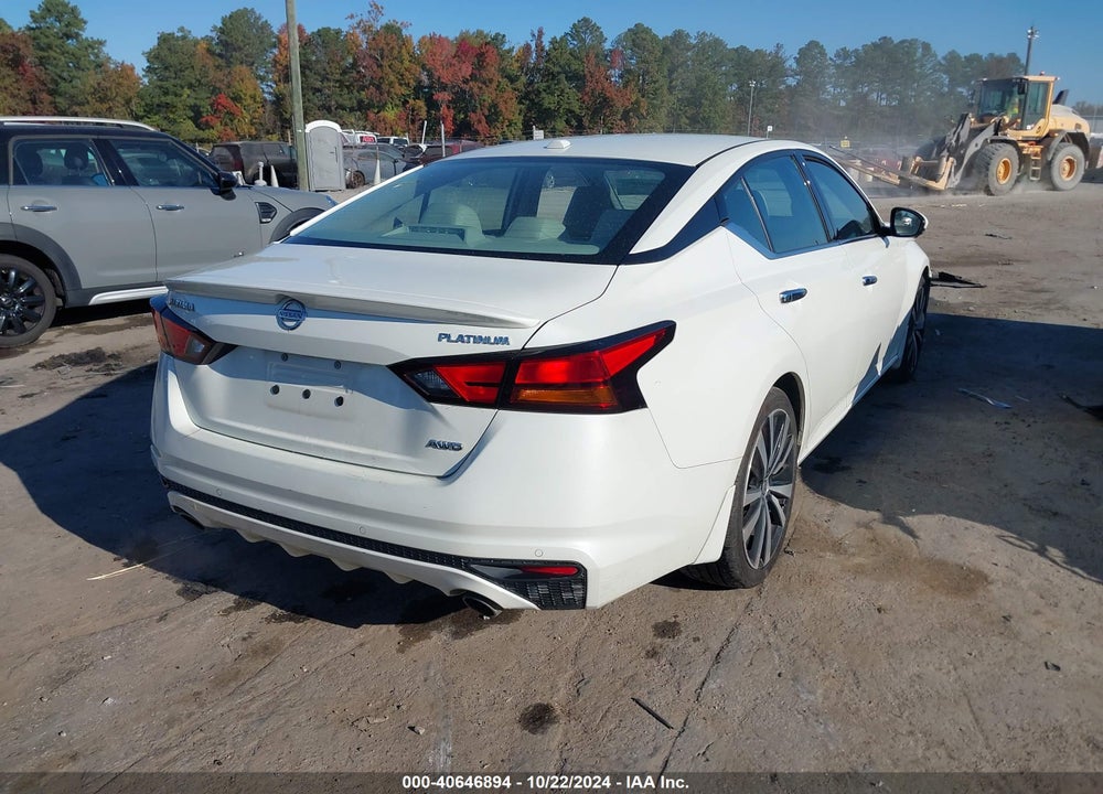 2019 NISSAN ALTIMA 2.5 PLATINUM VIN: 1N4BL4FWXKC177374