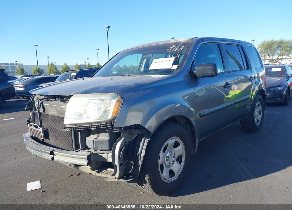 2009 HONDA PILOT LX VIN: 5FNYF38239B021979