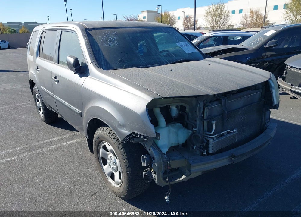 2009 HONDA PILOT LX VIN: 5FNYF38239B021979