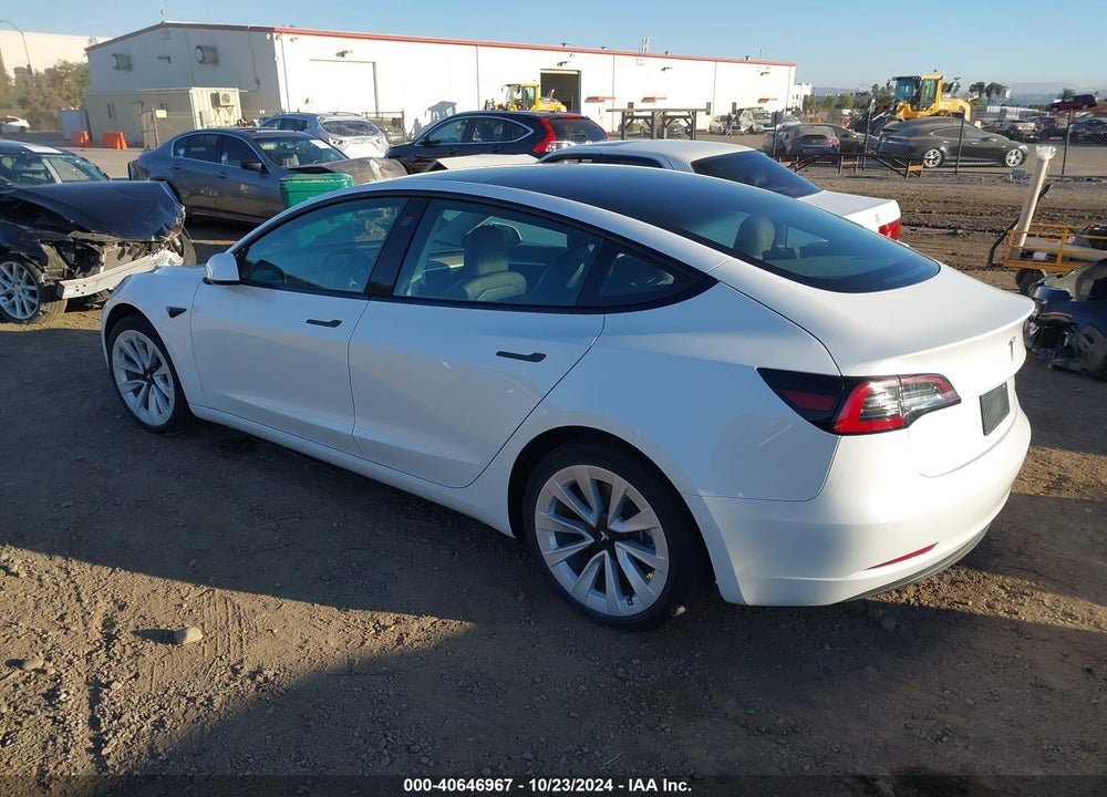 2021 TESLA MODEL 3 LONG RANGE DUAL MOTOR ALL-WHEEL DRIVE VIN: 5YJ3E1EB6MF050505