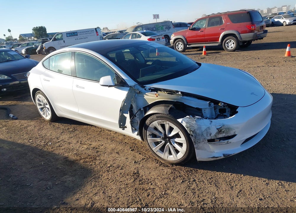 2021 TESLA MODEL 3 LONG RANGE DUAL MOTOR ALL-WHEEL DRIVE VIN: 5YJ3E1EB6MF050505