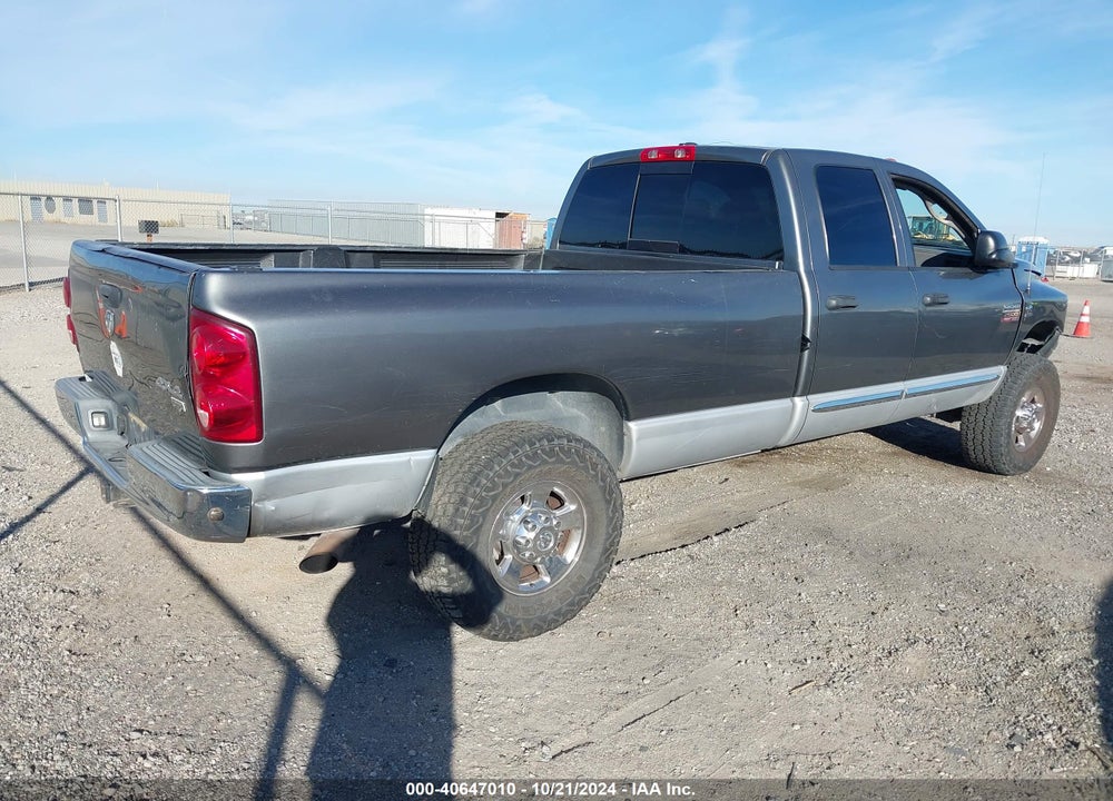 2007 DODGE RAM 2500 LARAMIE VIN: 3D7KS28A27G806008
