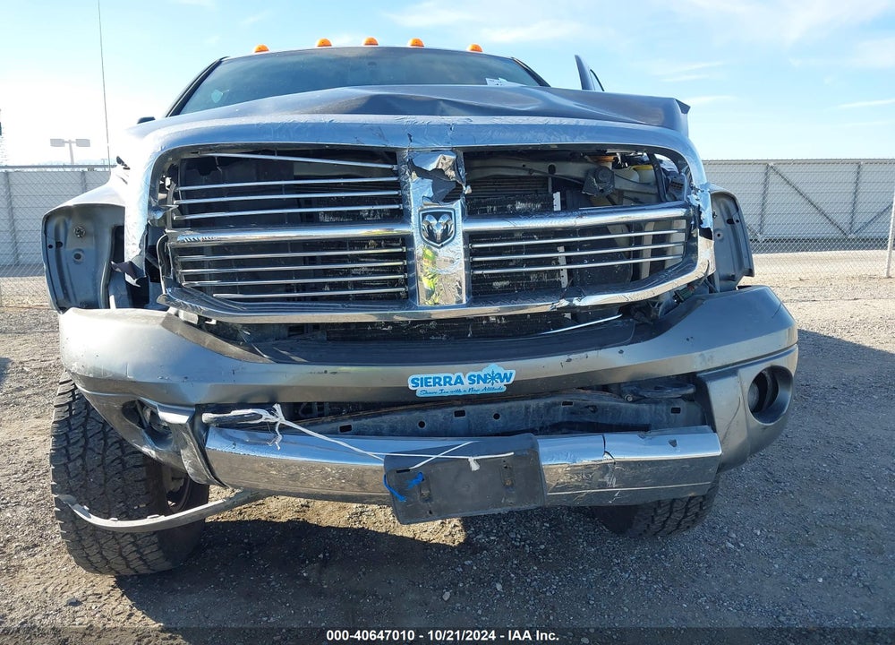 2007 DODGE RAM 2500 LARAMIE VIN: 3D7KS28A27G806008