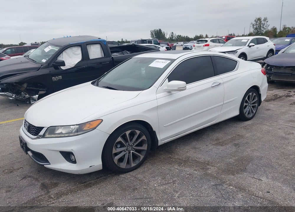 2014 HONDA ACCORD EX-L V-6 VIN: 1HGCT2B81EA007058