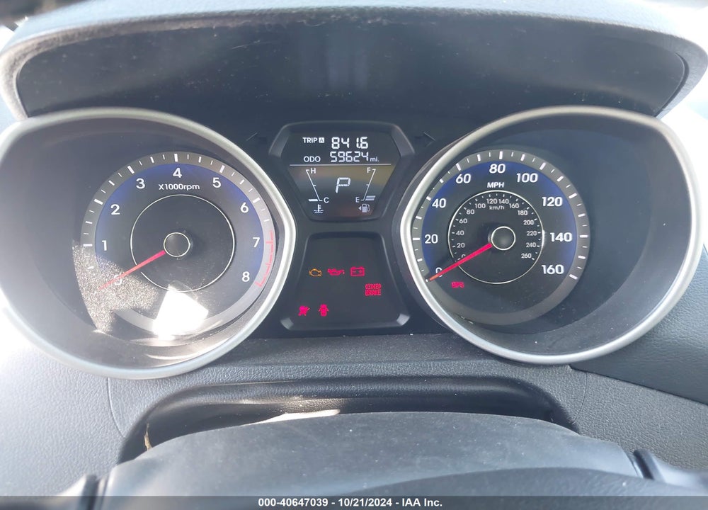 2013 HYUNDAI ELANTRA LIMITED VIN: KMHDH4AE0DU698857