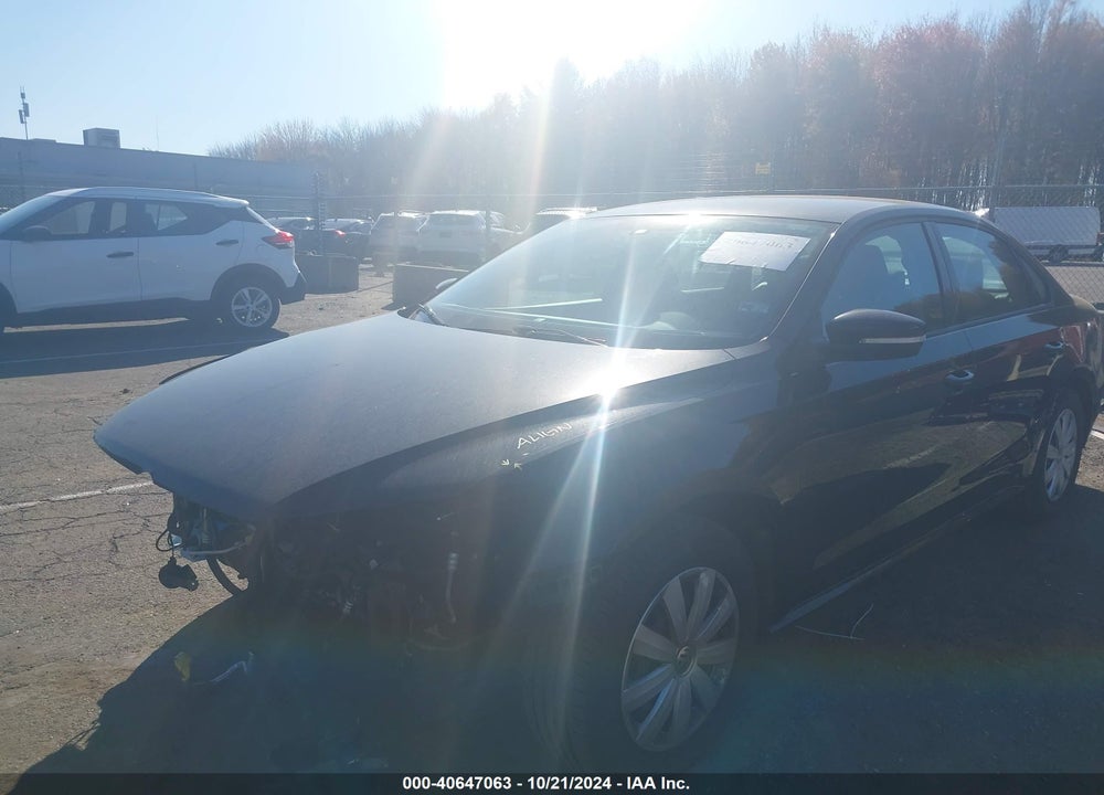 2013 VOLKSWAGEN PASSAT 2.5L S VIN: 1VWAP7A34DC041122