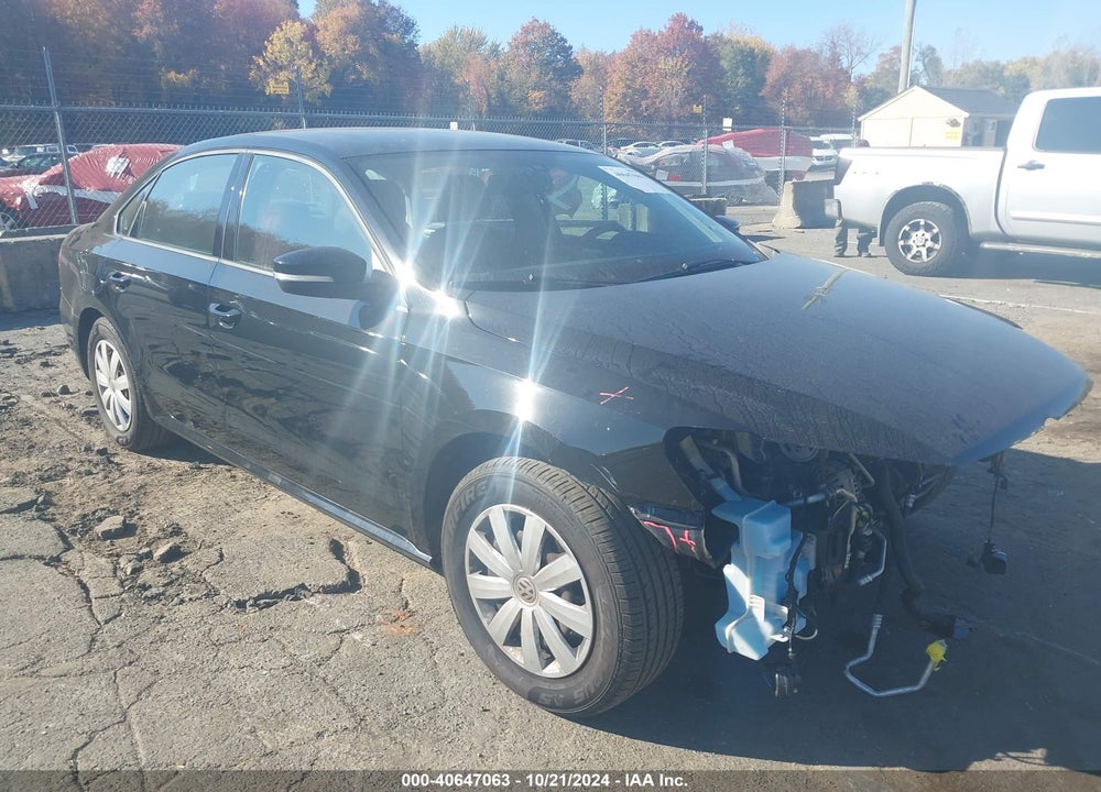2013 VOLKSWAGEN PASSAT 2.5L S VIN: 1VWAP7A34DC041122