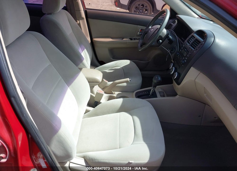 2008 KIA SPECTRA EX VIN: KNAFE122085578157