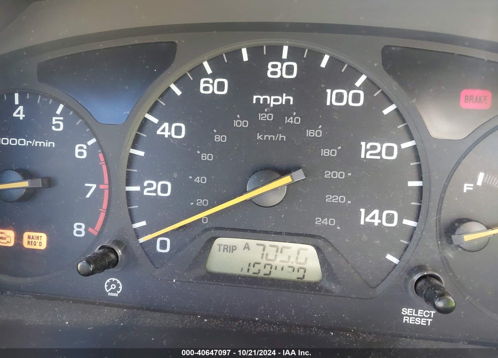 2002 HONDA ACCORD 3.0 EX VIN: 1HGCG16532A031789