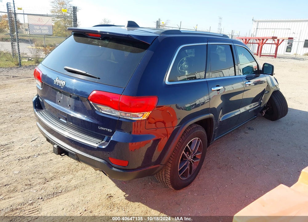 2017 JEEP GRAND CHEROKEE LIMITED 4X4 VIN: 1C4RJFBGXHC686625