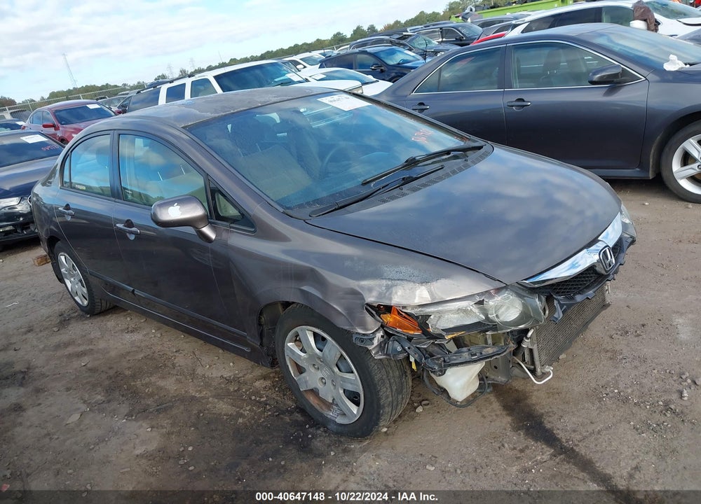 2010 HONDA CIVIC LX VIN: 2HGFA1F50AH567422