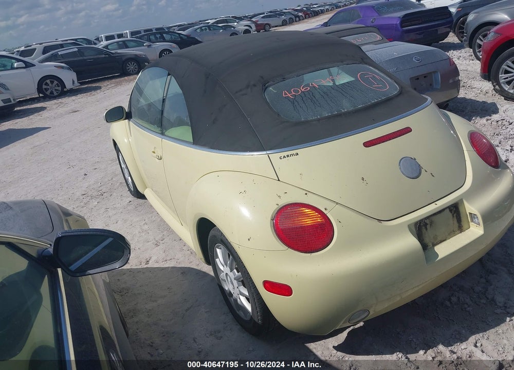 2004 VOLKSWAGEN NEW BEETLE GLS VIN: 3VWCM31Y74M340446