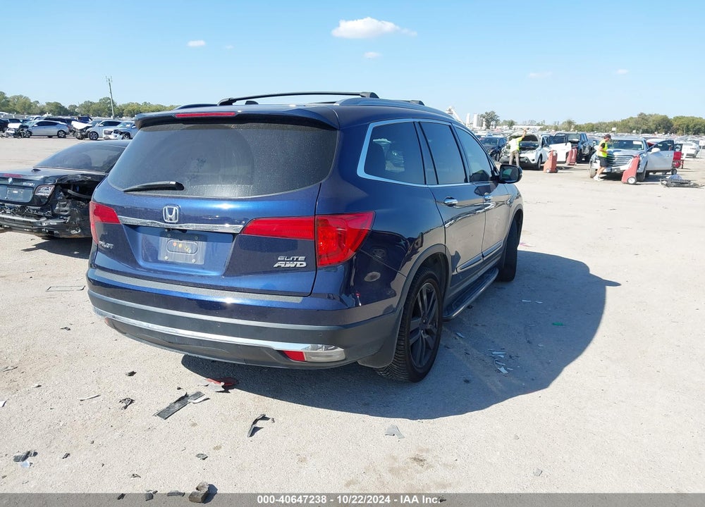 2016 HONDA PILOT ELITE VIN: 5FNYF6H07GB091661