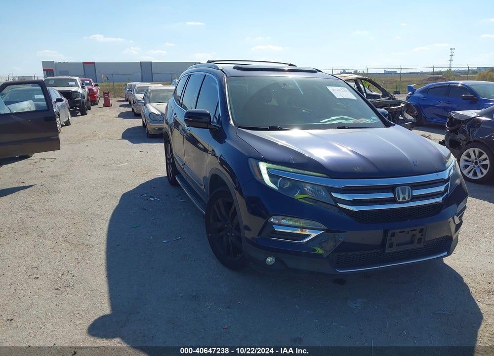2016 HONDA PILOT ELITE VIN: 5FNYF6H07GB091661