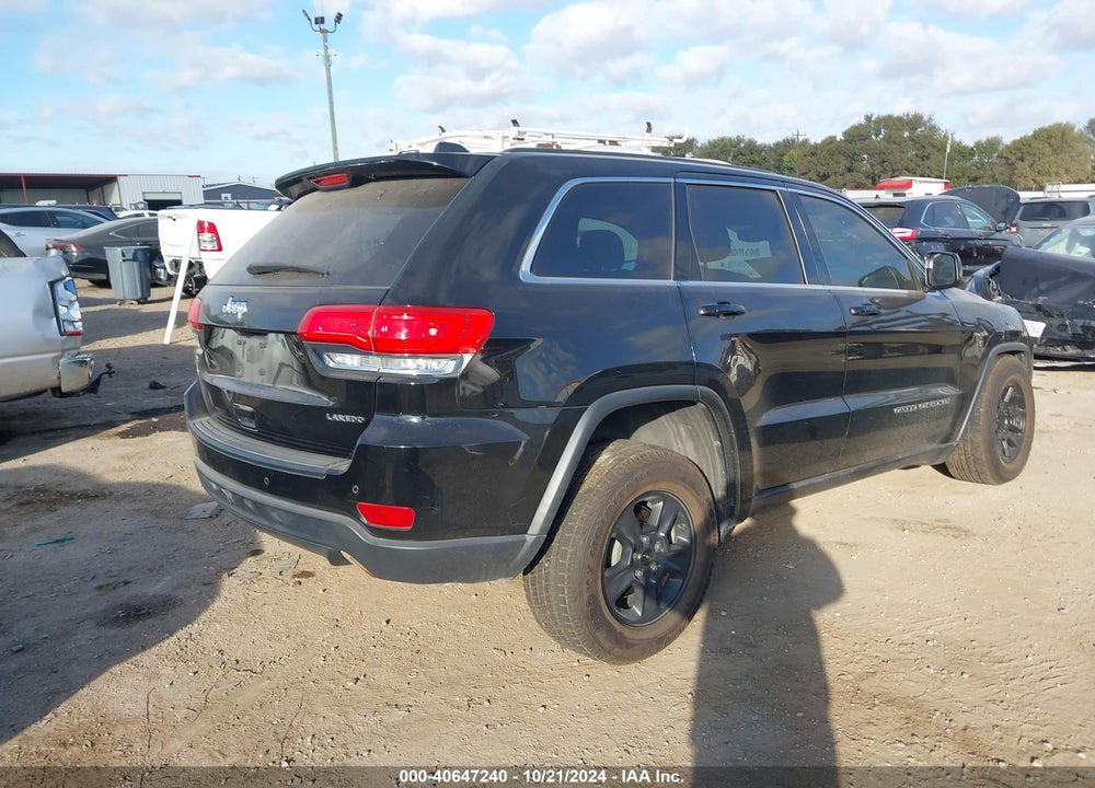 2017 JEEP GRAND CHEROKEE LAREDO 4X2 VIN: 1C4RJEAG8HC916982