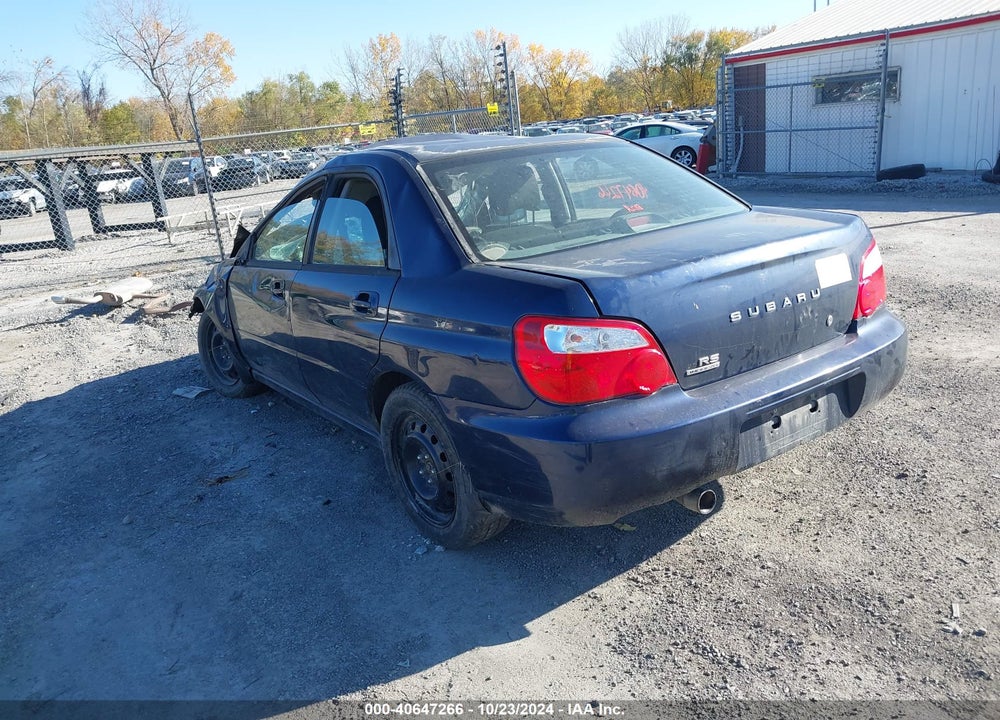 2005 SUBARU IMPREZA 2.5RS VIN: JF1GD675X5H501029