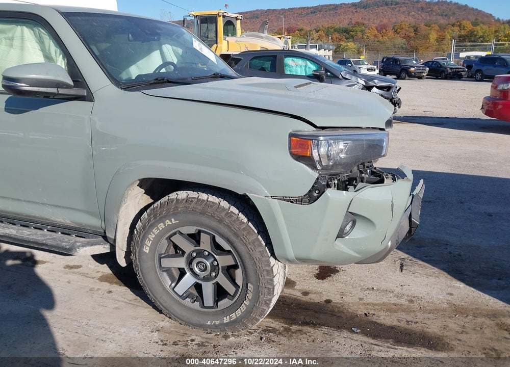 2022 TOYOTA 4RUNNER TRD OFF ROAD PREMIUM VIN: JTERU5JR4N6030124