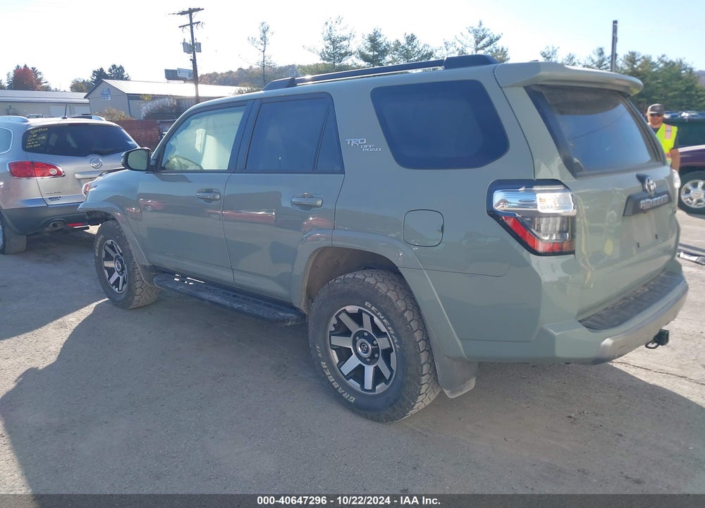 2022 TOYOTA 4RUNNER TRD OFF ROAD PREMIUM VIN: JTERU5JR4N6030124