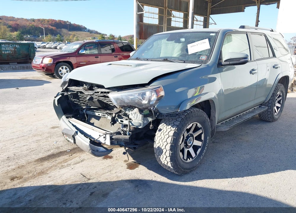2022 TOYOTA 4RUNNER TRD OFF ROAD PREMIUM VIN: JTERU5JR4N6030124